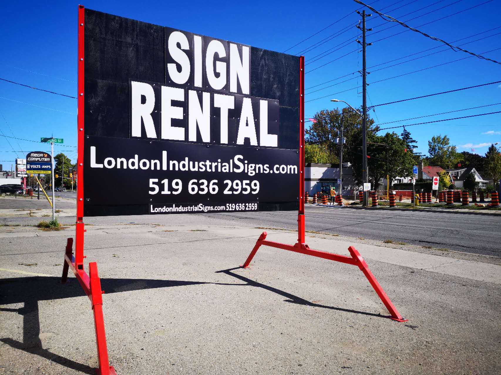 Mobile Sign Rental London Ontario - Read-o-graph Signs - Portable Advertising Signs
